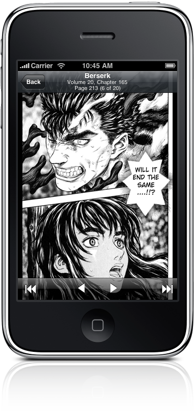 eManga for iPhone